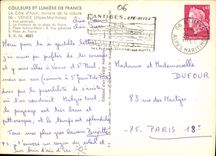 CPM La Cote d'Azur miracle de la nature Vence Alpes Maritimes vue generale la Fontaine de la place d