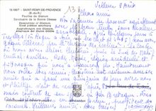 CPM Saint Remy de Provence B du R Fouilles de Glanum Sanctuaire de la Bonne Deesse