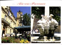 CPM Lumiere et beaute de la Provence Aix en Provence cite du Roi Rene l'Hotel de Ville et son Balcon