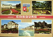CPM La Cote Fleurie Cabourg Calvados la plage des fleurs 
