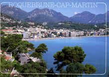 CPM La Cote d'Azur French Riviera Roquebrune Cap Martin Bord de Mer 