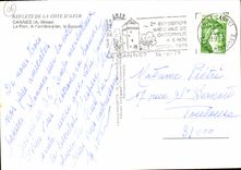 CPM Reflets de la Cote d'Azur Cannes A Mmes le Port a l'arriere plan le Suquet 