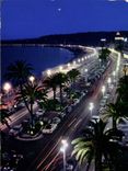 CPM Nice la Nuit Promenade des Anglais 