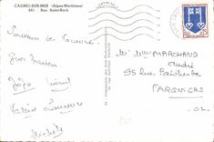 CPM Cagnes sur Mer Alpes Maritimes rue Saint Roch 