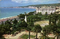 CPM Nice les Jardins Albert Ier l'Hotel Ruhl 