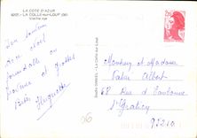CPM La Cote d'Azur la colle sur Loup Vieille rue 