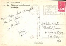 CPM La Cote d'Azur Nice Effet de nuit sur la Promenade des Anglais 