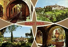 CPM Cote d'Azur Souvenir de Saint Paul 