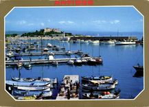 CPM Antibes Cote d'Azur vue du Port et du Fort Carre 