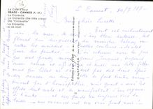 CPM La Cote d'Azur Cannes A M la Croisette 