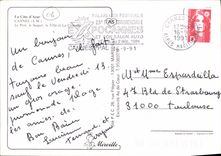 CPM La Cote d'Azur cannes A M le Port le Suquet la Ville et la Croisette 