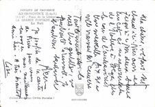 CPM Reflets de Provence Aix en Provence B du R Place de la Liberation la Grande Fontaine 1860 la Nui