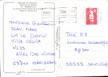 CPM Images de France Bouches du Rhone Marseille le port et Notre Dame de la Garde Plage et vieilles 