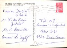 CPM Calanque de Sormiou l'estaque plage la vierge le chateau d'If 