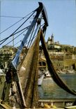 CPM Marseille B du R Les Files de Pecheurs Bateau