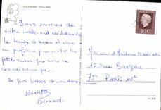 CPM Volendam Holland Bateaux de peche