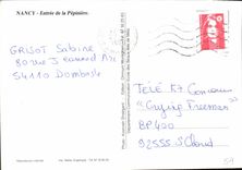 CPM Nancy Entree de la Pepiniere 