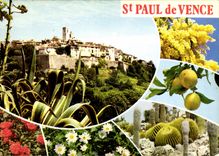 CPM La Cote d'Azur inoubliable St Paul de Vence 
