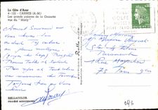 CPM La Cote d'Azur Cannes A M les grands palaces de la Croisette vus du Marly 