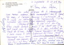 CPM La Cote Fleurie Cabourg Calvados la Plage des Fleurs la Digue