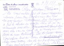 CPM La Cote d'Azur inoubliable Cannes Le Quai Leboeuf et l'HOtel Mediterranee Bateaux