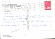 CPM Les Alpes Maritimes la route des Gorges du Cians en hiver Valberg vue generale et la Chaine du S