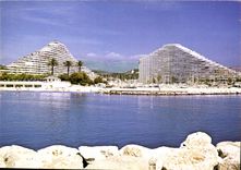 CPM Villeneuve Loubet Alpes Maritimes Marine Baie des Anges 