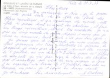 CPM Couleurs et Lumiere de France la Cote d'Azur miracle de la nature Nice Alpes Maritimes Promenade