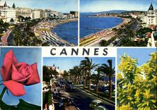 CPM La Cote d'Azur les Palaces de la Croisette la Croisette et le Suquet 