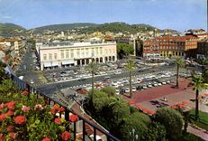 CPM La Cote d'Azur Nice La Place Massena et l'Avenue Felix Faure 