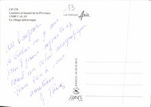 CPM Lumiere et beaute de la Provence Calas Le Village pittoresque 