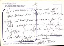 CPM Le Carrefour du Monde Marseille Jeux de lumiere dans les eaux du Vieix Port au fond Notre Dame d