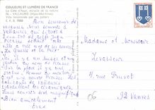 CPM Clouleurs et Lumiere de France la Cote d'Azur miracle de la nature Vallauris Alpes Maritimes Vil