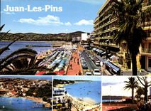 CPM La Cote d'Azur Juan les Pins Alpes Maritimes boulevard Edouard Baudoin les Plages et le Casino l