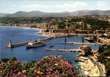 CPM Nice Cote d'Azur French Riviera vue generale le Port 