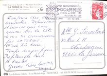 CPM La Cote d'Azur French Riviera La Turbie Alpes Maritimes Vestige de l'art romain