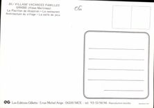 CPM Village vacances familles Grasse Alpes Maritimes le Pavillon de reception le restaurant architec