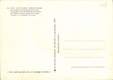 CPM Nice Cote d'Azur French Riviera Les Jardins et le Monastere de Cimiez 