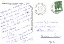 CPM Eugenie les Bains Landes Le Grand Hotel 