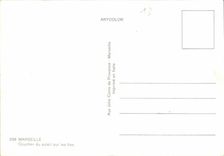 CPM Marseille Coucher du soleil sur les Iles 