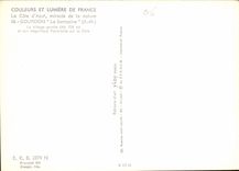 CPM Couleurs et lumiere de France la Cote d'Azur miracle de la nature Gourdon La Sarrazine A M le Vi