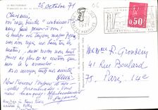 CPM La Mediterranee Promenade en mer au soleil couchent 