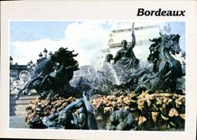 CPM Bordeaux Girnode le monuembt aux Girondins symbolisant le triomphe de la Republique l'ensemble d