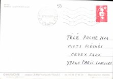 CPM Bordeaux Le Pont de pierre la nuit 