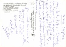 CPM Couleurs et Lumiere de France Bassin d'Arcachon Gironde Pointe aux Chevaux Dune du Pilat Parc a 