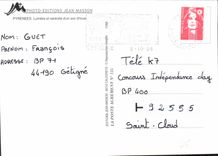 CPM Pyrenees Lumiere et serenite d'un d'hiver 