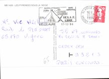 CPM Les Pyrenees sous a Neige 