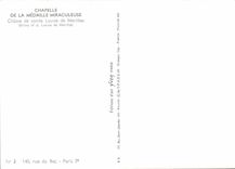 CPM Chapelle de la Medaille Miraculeuse Chasse de sainte Louise de Marillac 