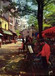 CPM Couleurs et lumiere de France Paris Montmartre Place du Tertre 