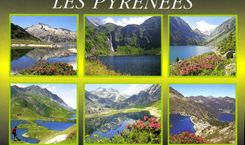 CPM Les Pyrenees lac d'Aumar lac d'Oo lac de Gaube lac d'Oredon et de Cap de Long Etangs de Beys Les